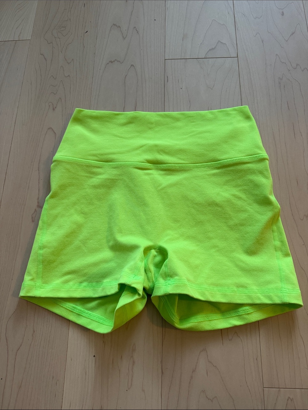 Fleo Neon Lime High-Rise ascend Short 3.25